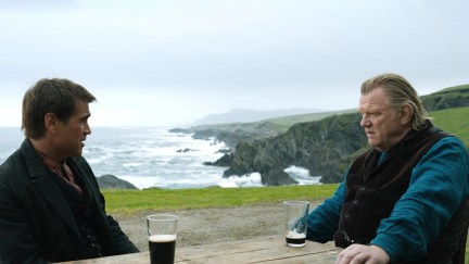 Colin Farrell and Brendan Gleeson in the Banshees of Inisherin