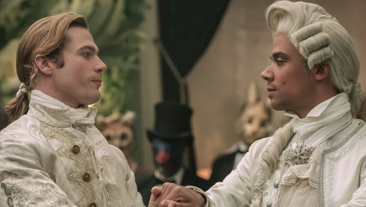 Sam Reid and Jacob Anderson in Anne Rice's Interview with the Vampire (2022)