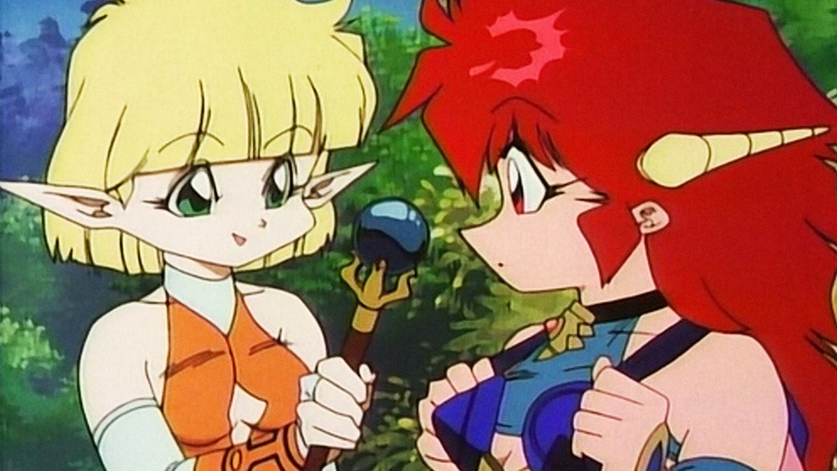 mink looking at a magical scepter 