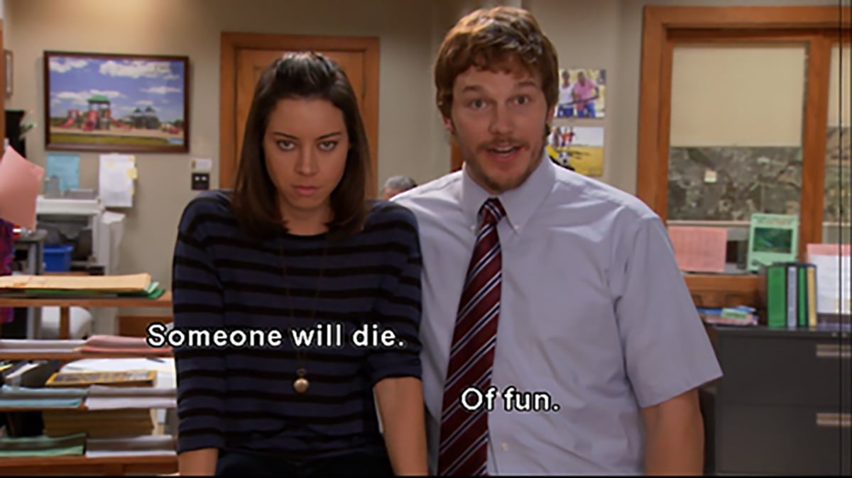 Parks and Recreation April and Andy