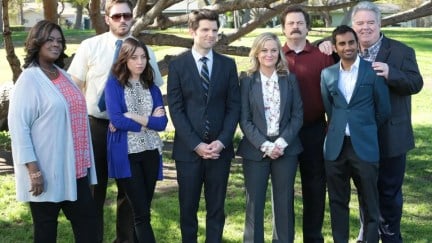 Parks and Recreation cast all together