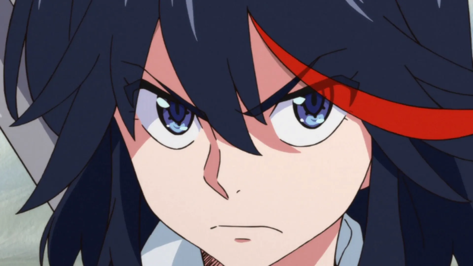 Ryuko looking like she's had it up to here with your bs