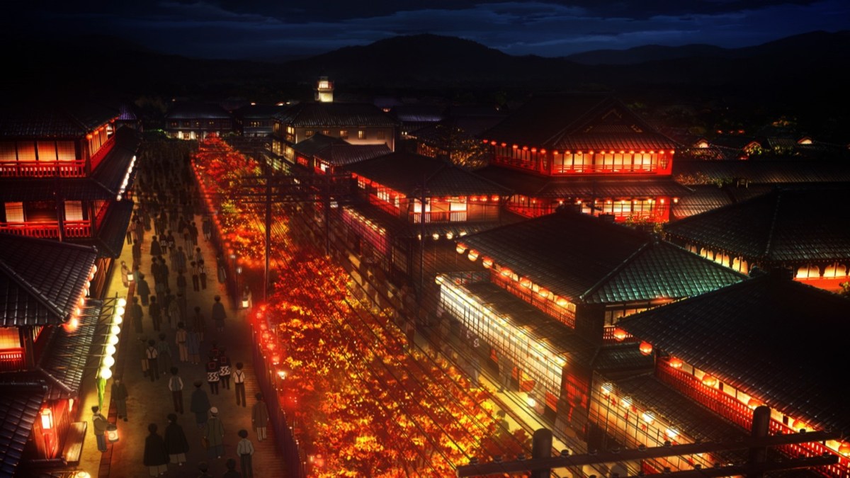 Entertainment District in Demon Slayer anime.