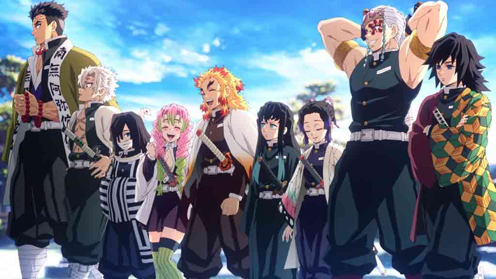 Demon Slayer cast of characters.