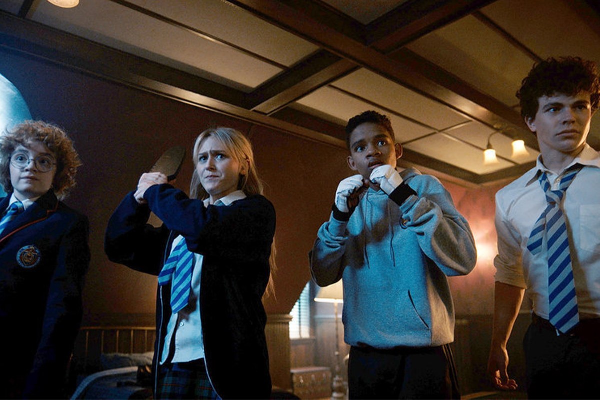 Nadine, Lexi, Devon, & Jake in Chucky season 2