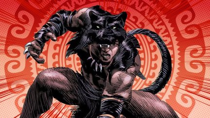 Bashenga as the First Black Panther in Marvel Comics