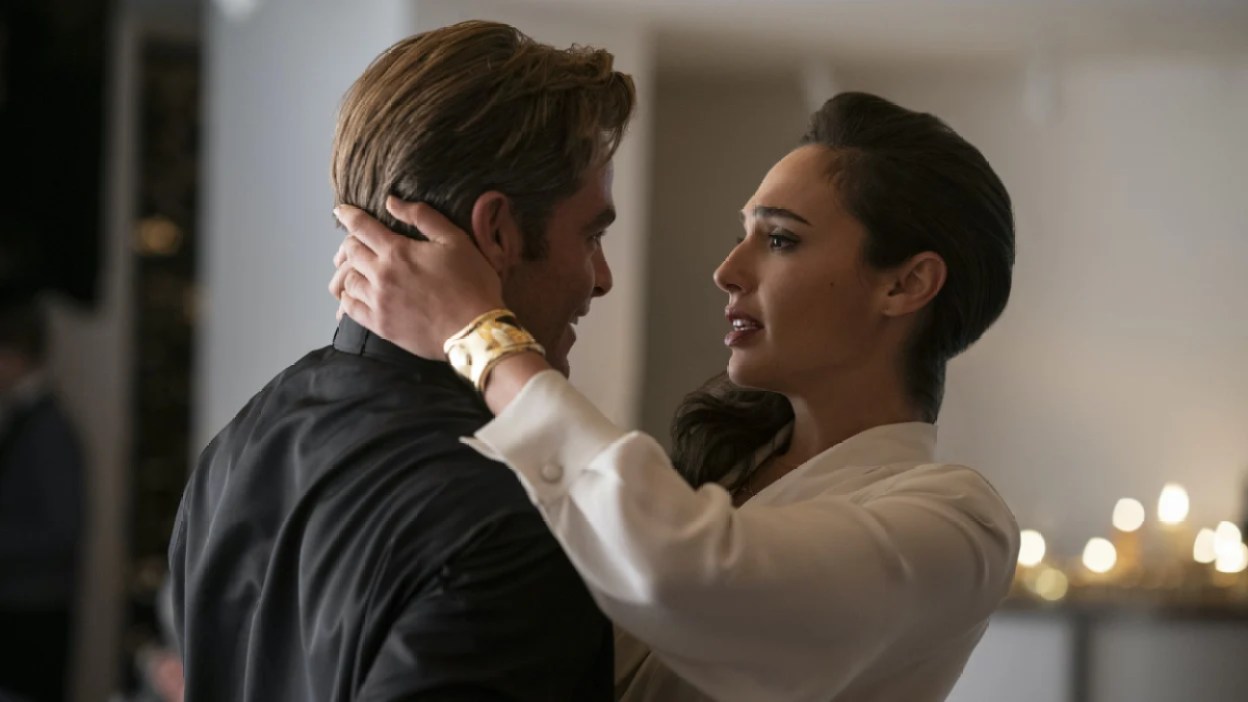 Steve Trevor (Chris Pine) and Diana Prince (Gal Gadot) are reunited in 'Wonder Woman 1984'
