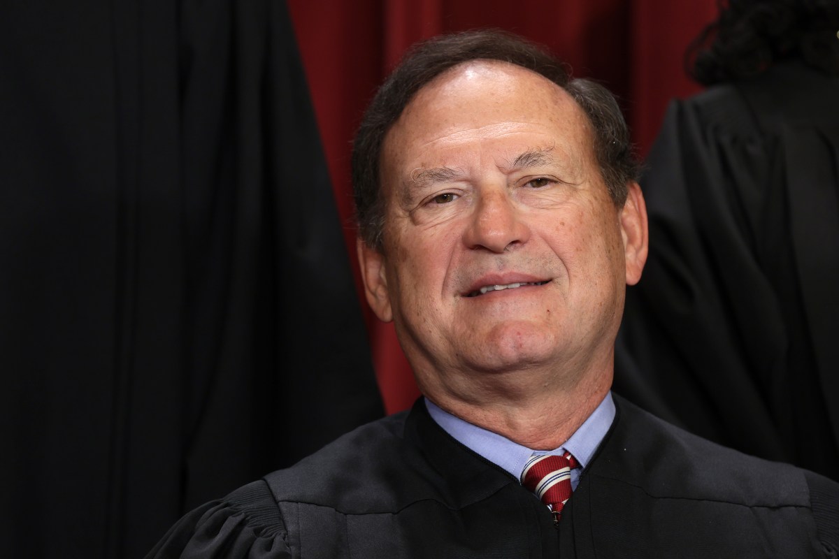 Samuel Alito looking like he's melting