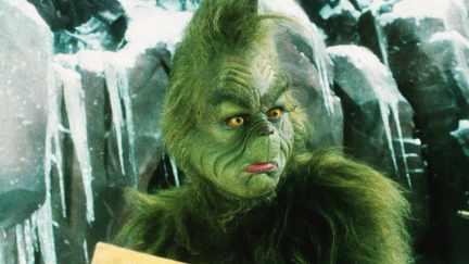 Jim Carrey as the Grinch in the live-action movie 'How the Grinch Stole Christmas.'