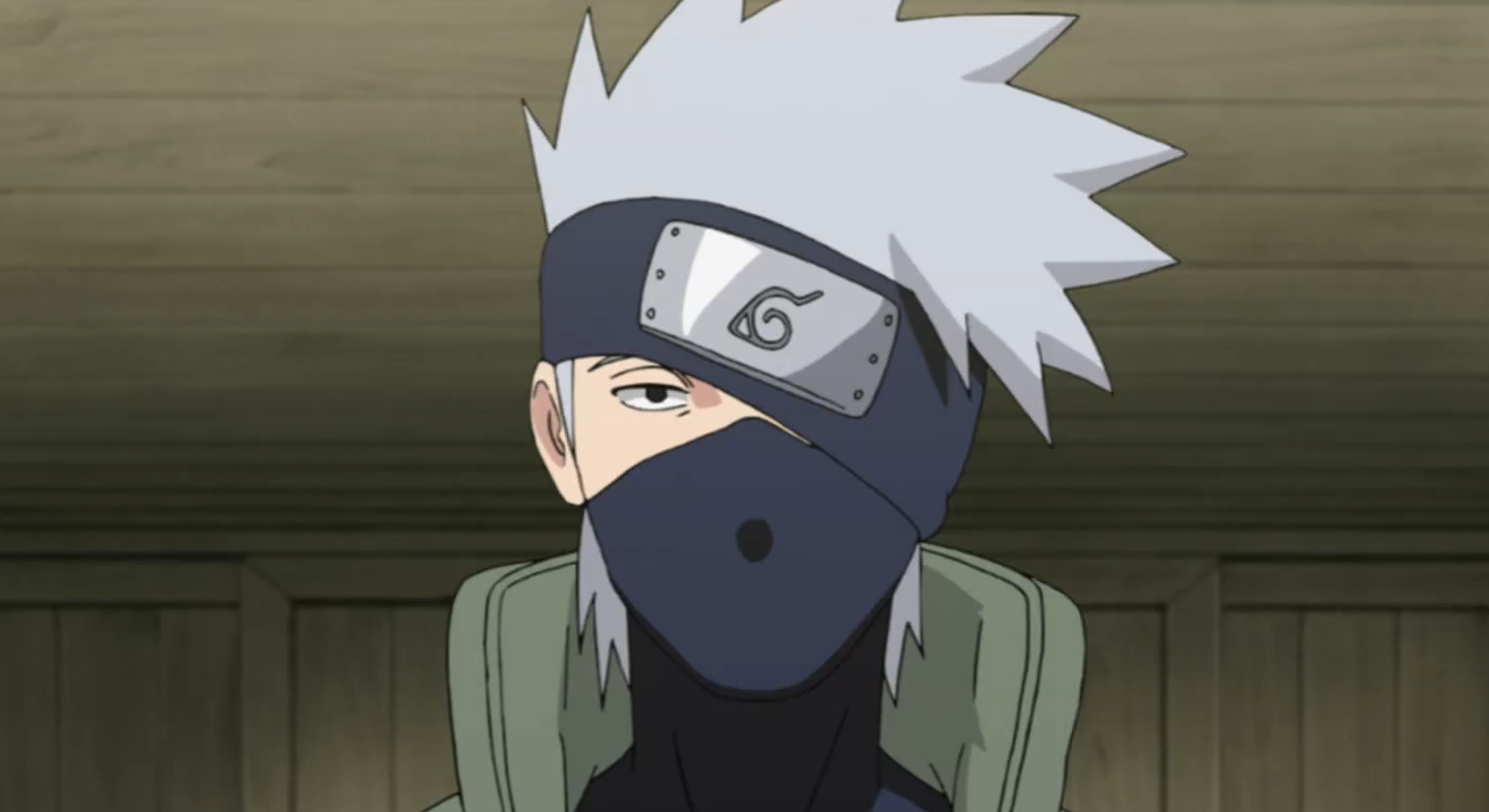 Kakashi in the anime series 'Naruto'