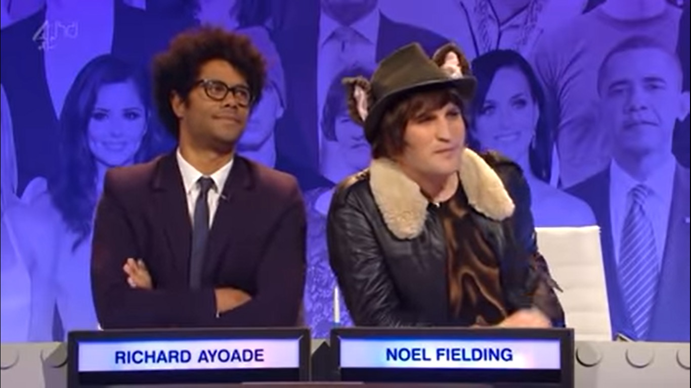 Richard Ayoade and Noel Fielding on The Big Fat Quiz of the Year