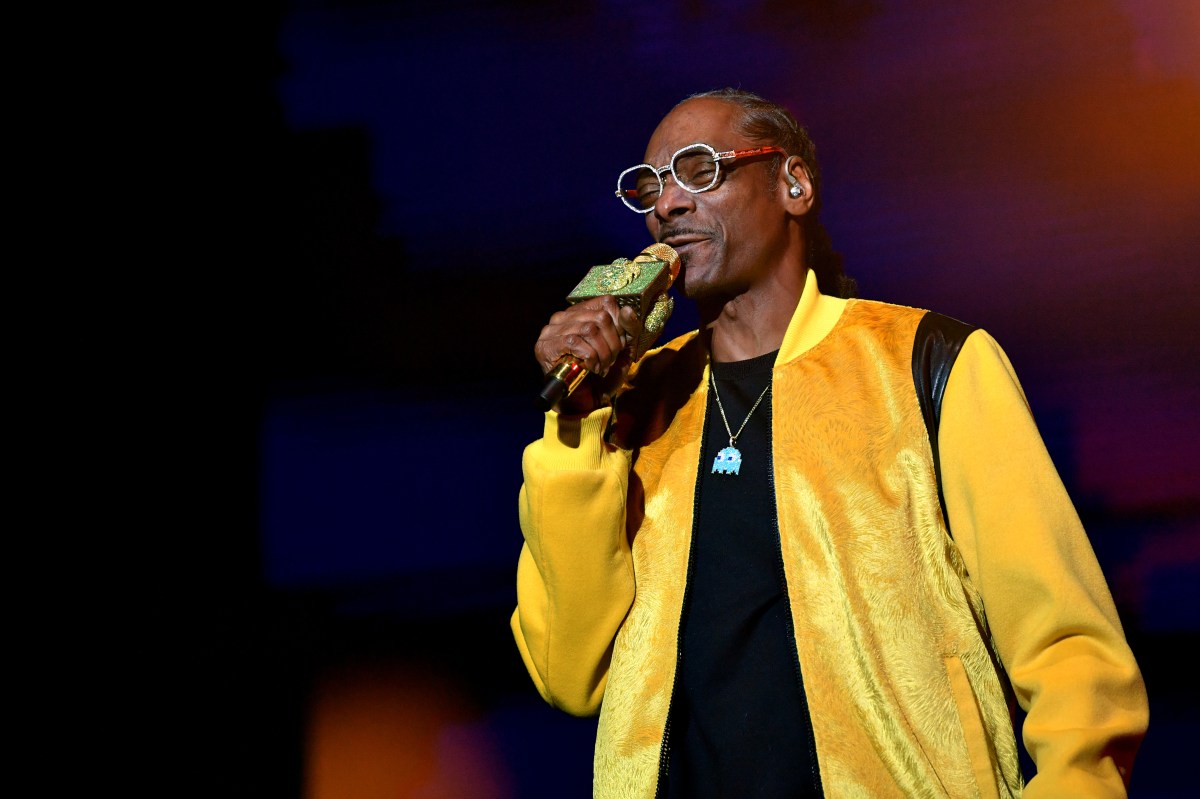 Snoop on stage