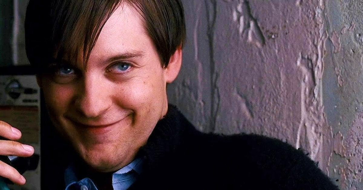 Tobey Maguire Spider-Man giving that look
