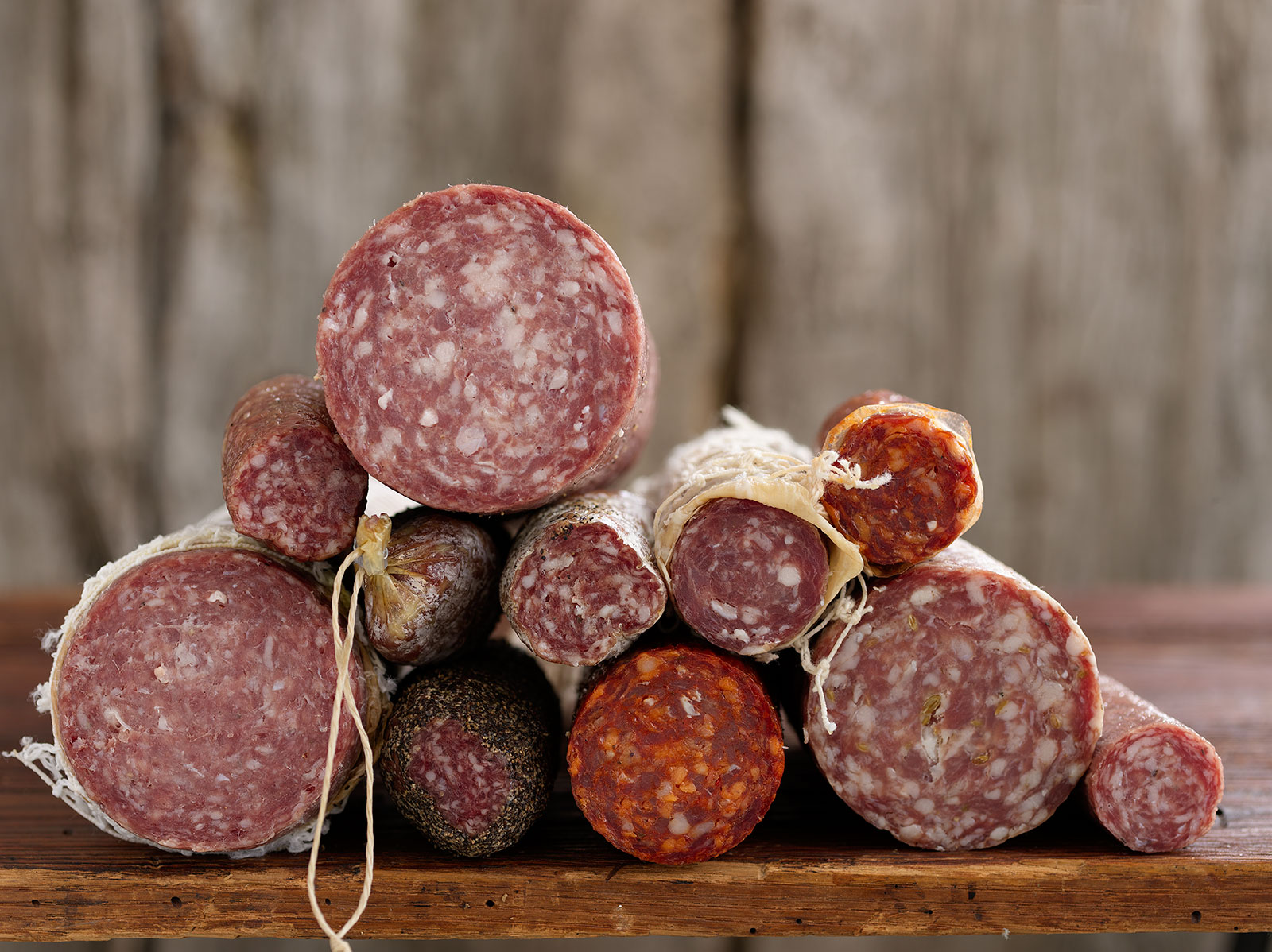 Salami products from Volpi Foods.