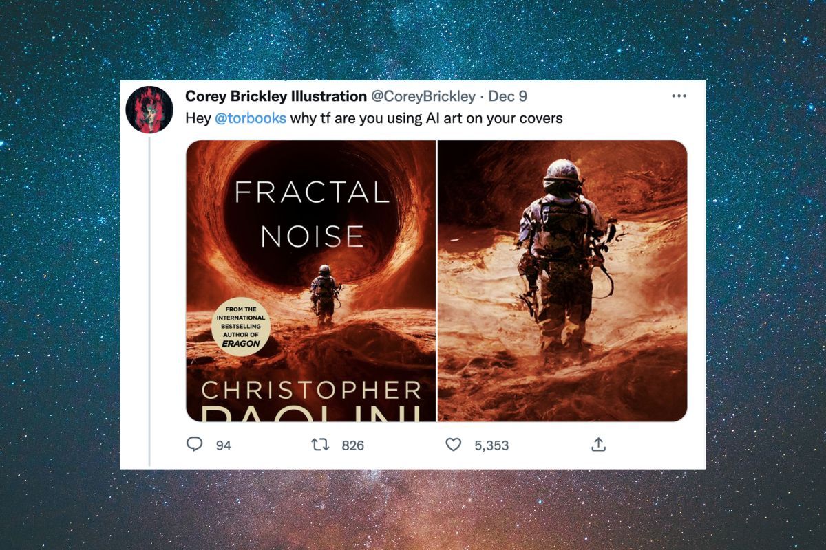 Tor Gets Major Backlash for Buying AI Art for Upcoming Novel From Bestselling Author