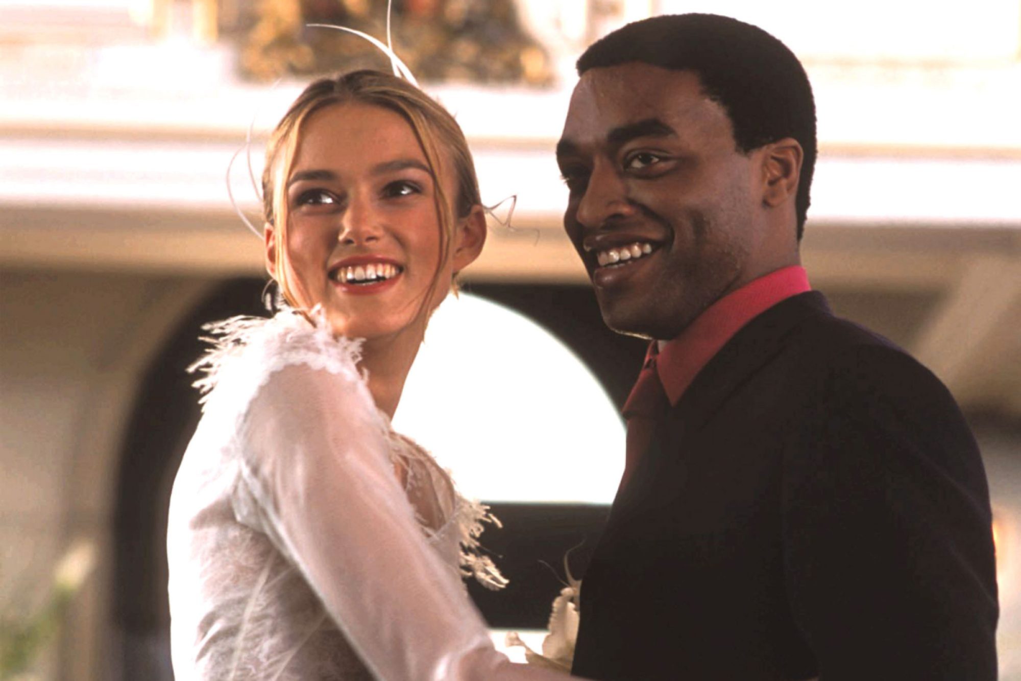 Keira Knightley and Chiwetel Ejiofor in love actually