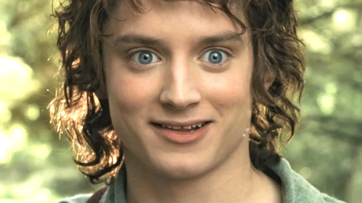 Elijah Wood as Frodo in The Lord of the Rings.