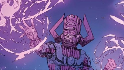 Galactus and the Eternals in Marvel
