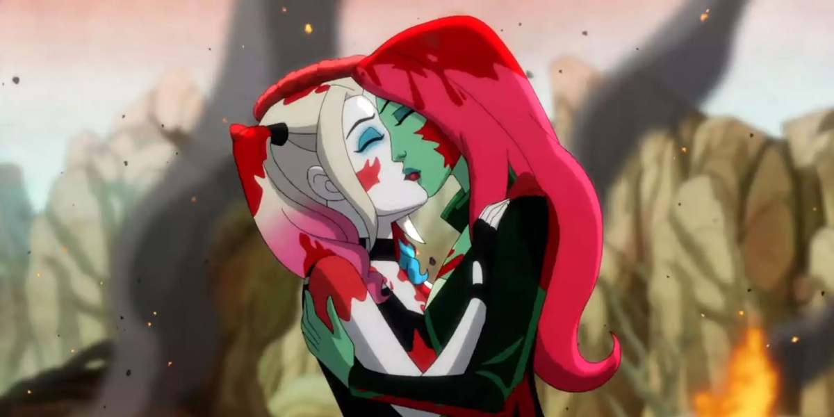 Harlivy kissing in Harley Quinn s3