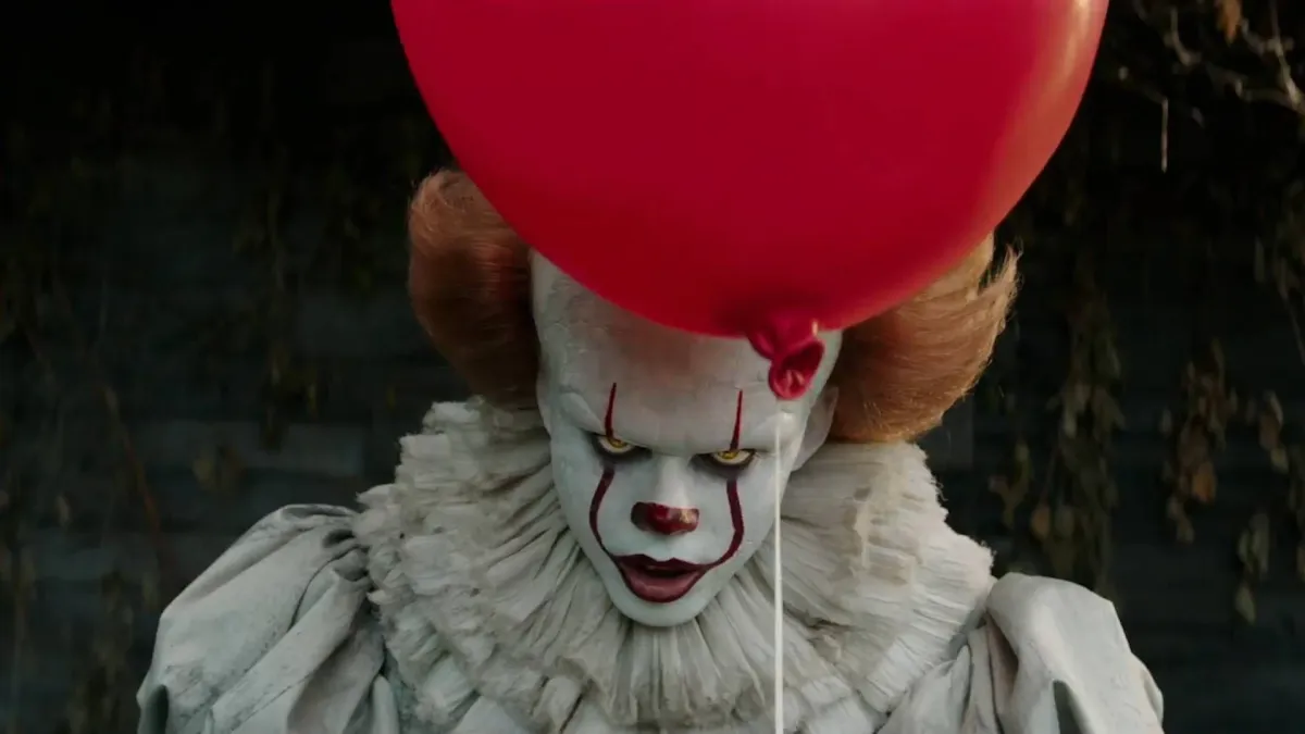 Pennywise (Bill Skarsgard) the evil clown in 'It: Chapter One'