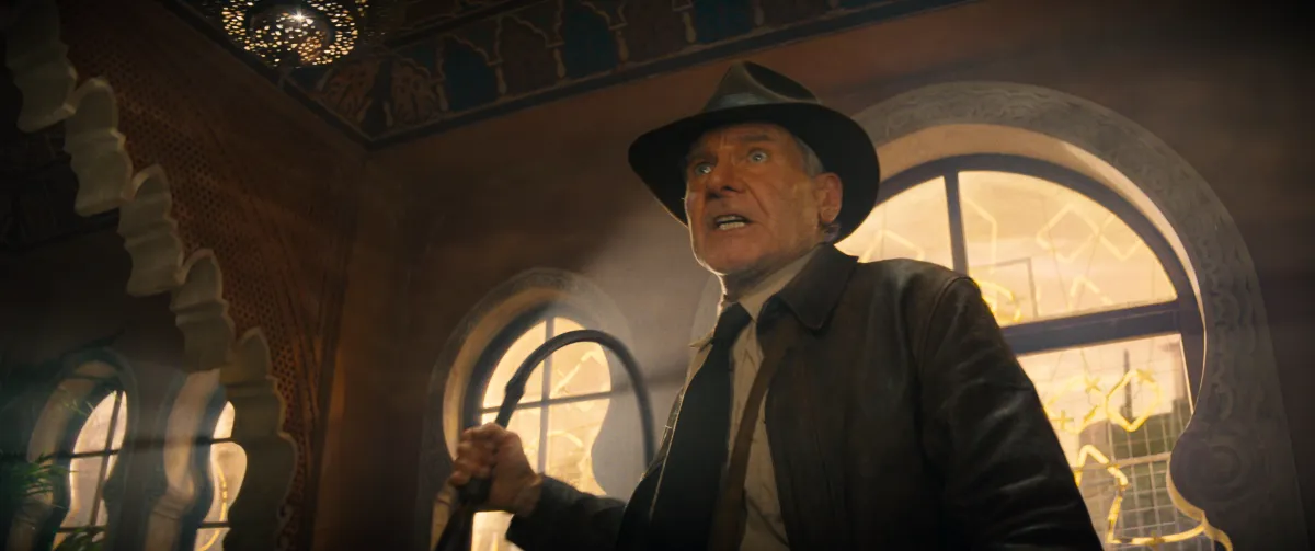 Harrison Ford as Indiana Jones in Indiana Jones 5.