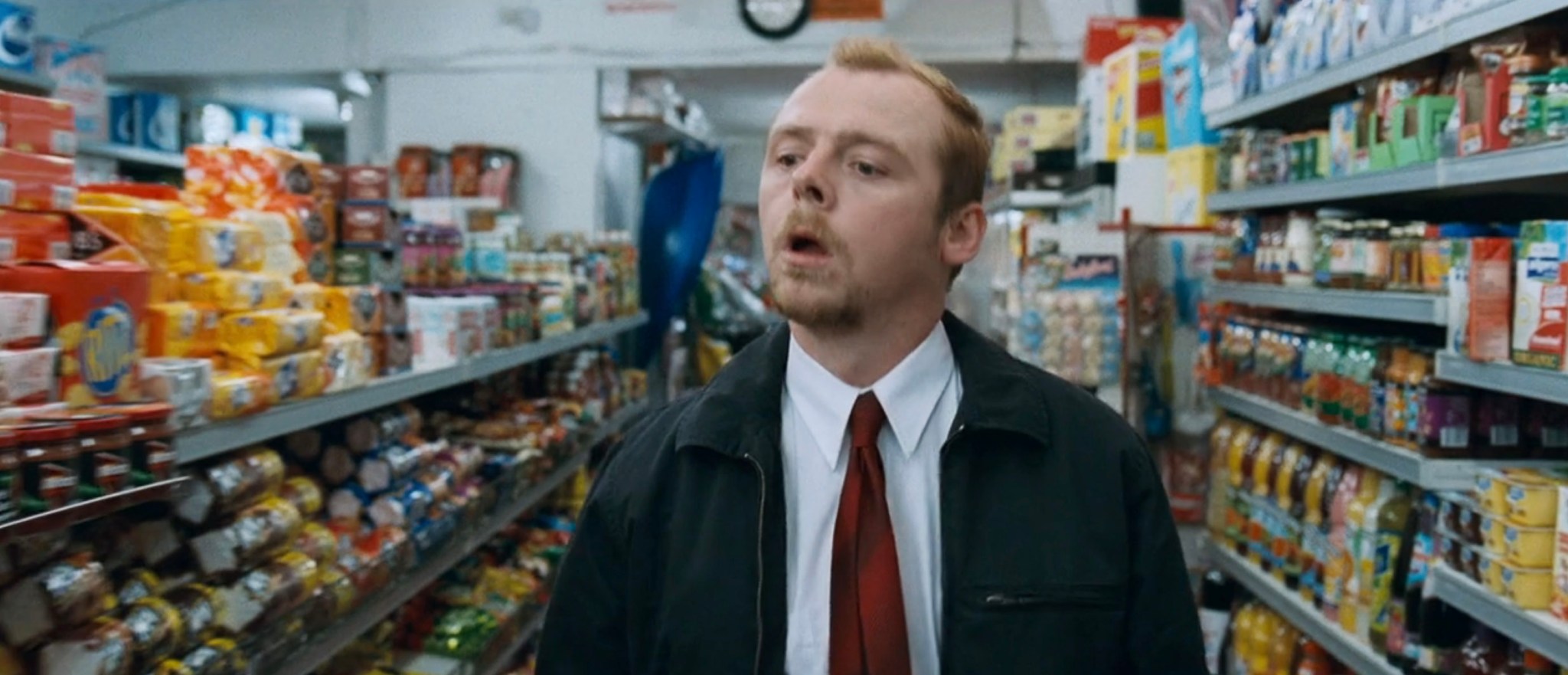 Simon Pegg Wishes Us All a Very Three Flavours Trilogy Holiday