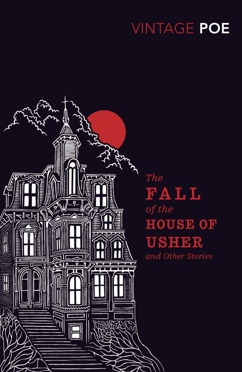 Cover art for 'The Fall of the House of Usher' by Edgar Allan Poe