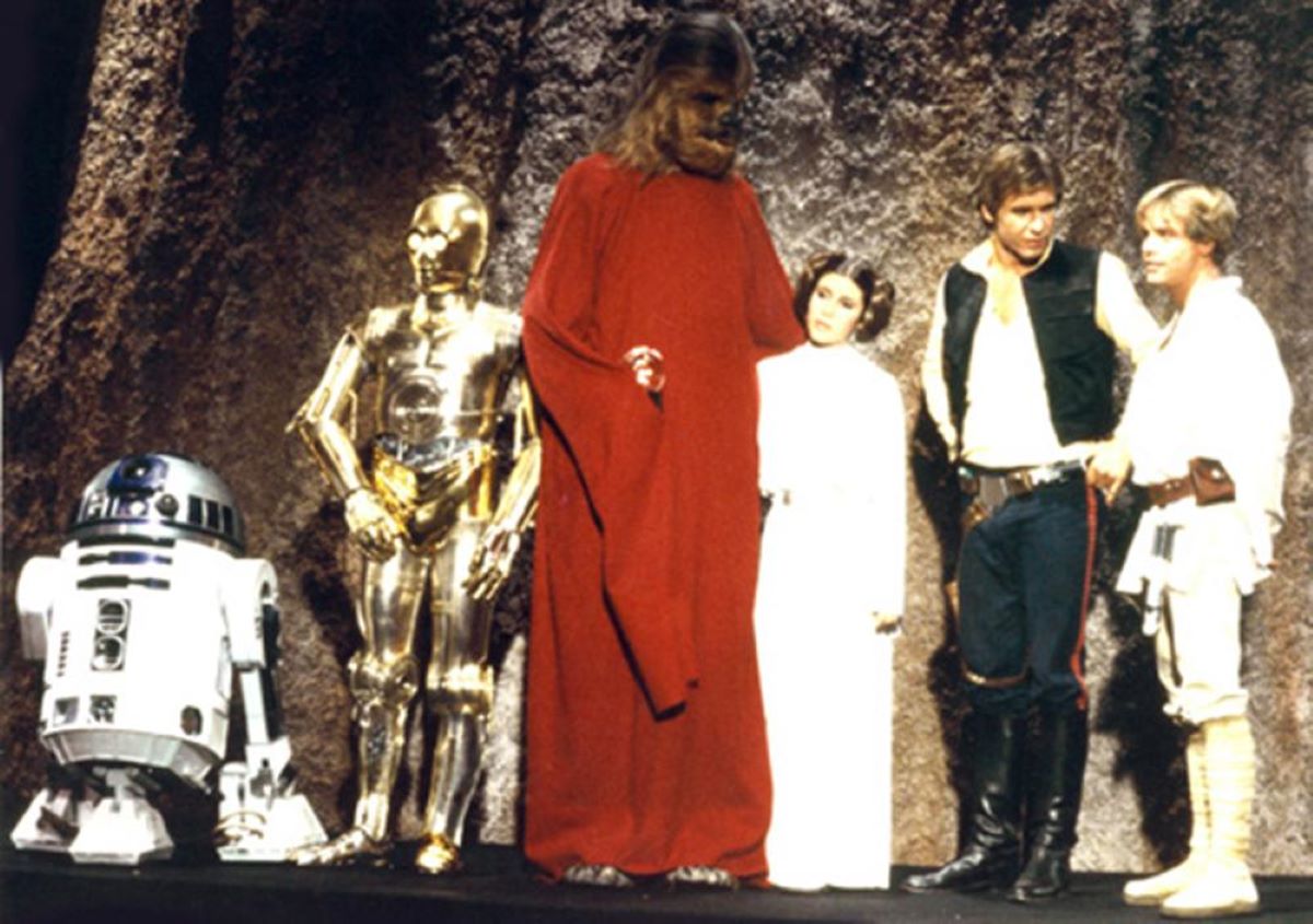 The cast of the 'Star Wars Christmas Special'