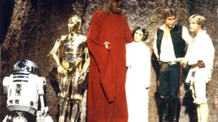 The cast of the 'Star Wars Christmas Special'