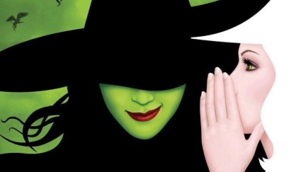 Wicked stage production poster.
