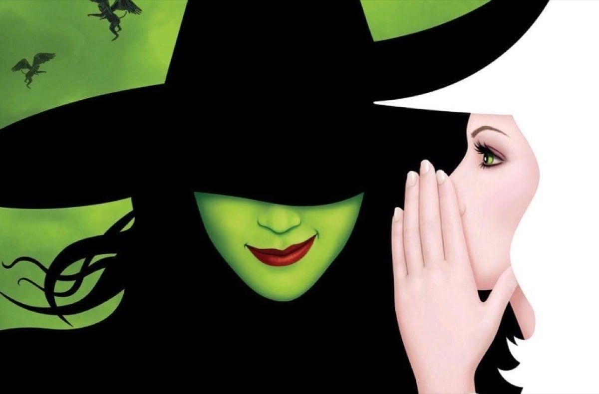 Wicked stage production poster.