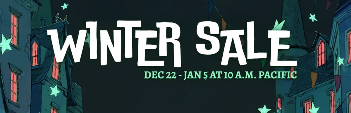 winter game sale on steam cause spend your money you aren't a billionaire