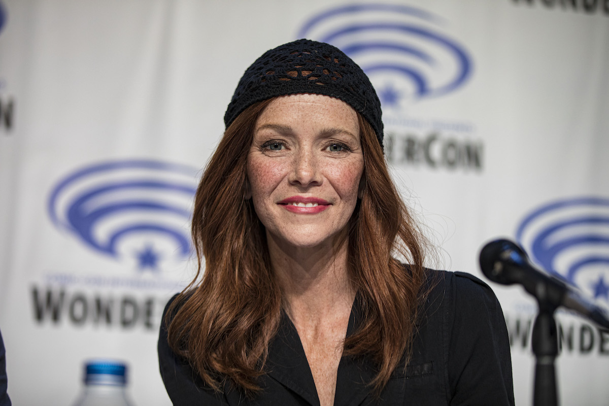 Actress Annie Wersching appears at the "Star Trek: Picard" panel
