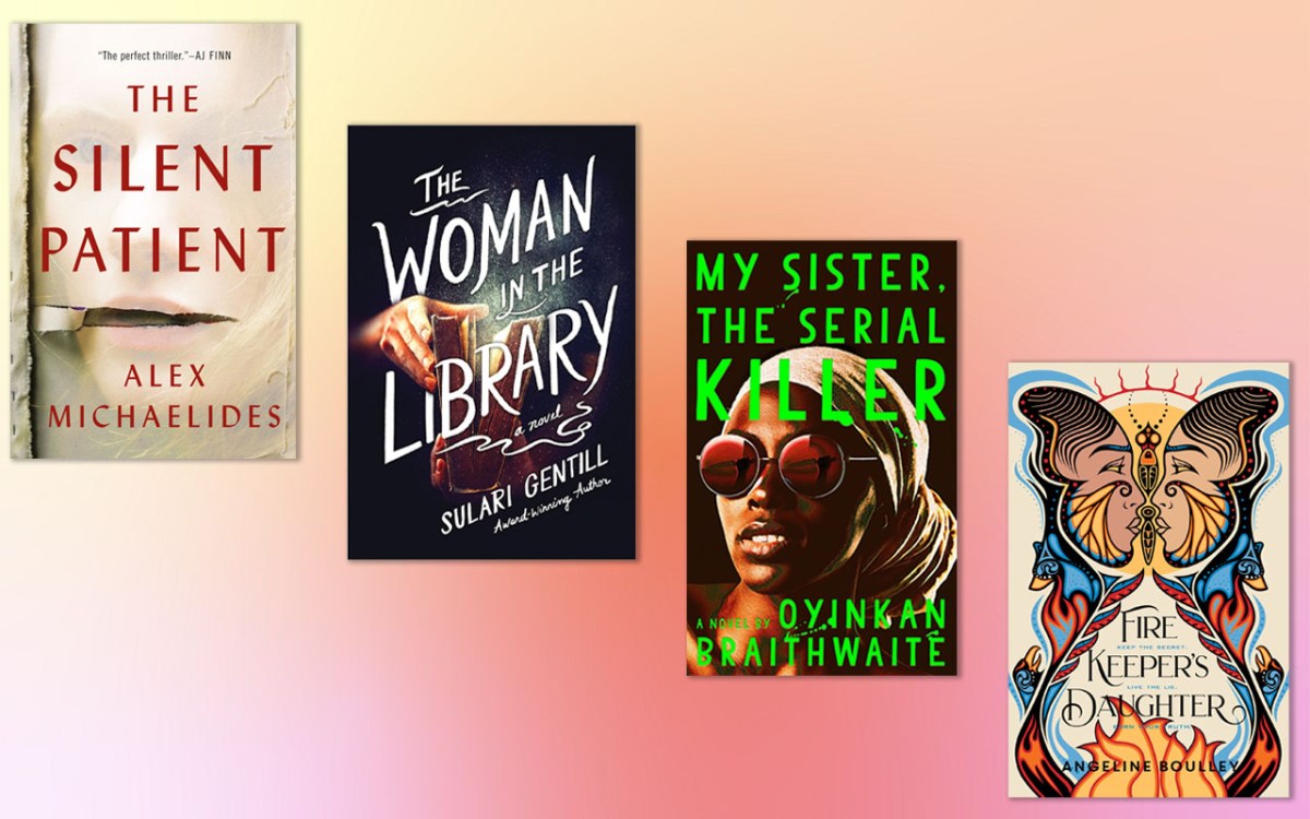 An assortment of murder mystery book covers