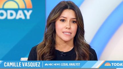 Camille Vasquez on air on NBC as a legal analyst