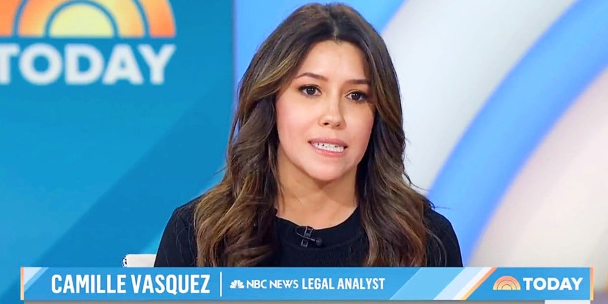Camille Vasquez on air on NBC as a legal analyst
