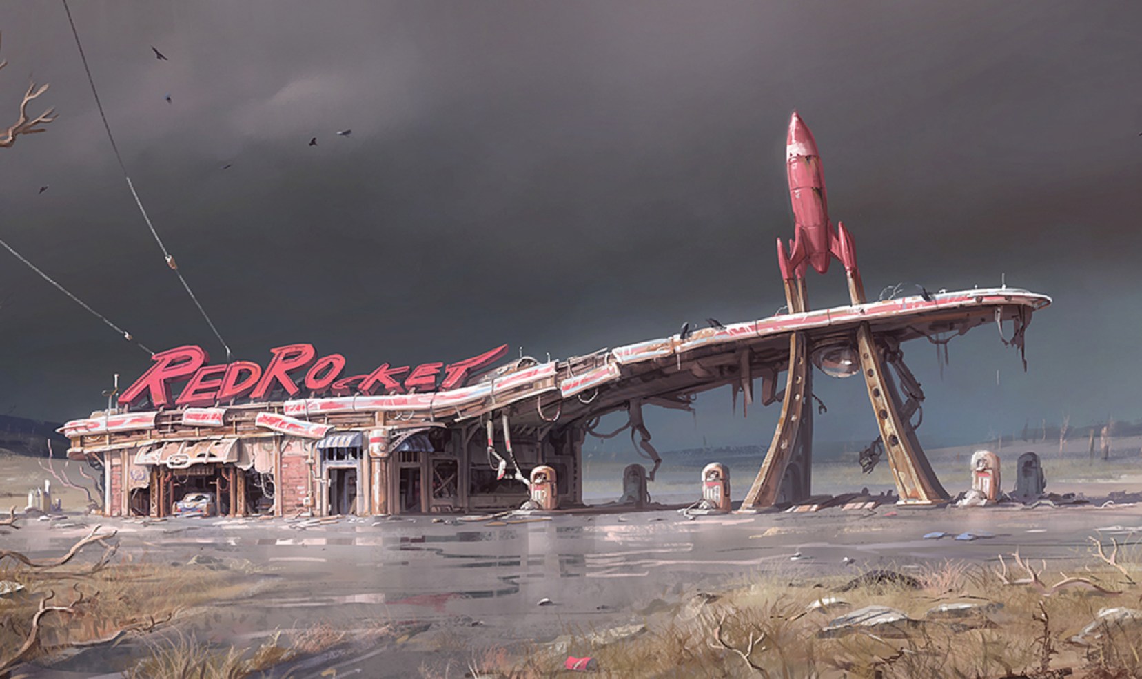 Artwork from the original Fallout video game
