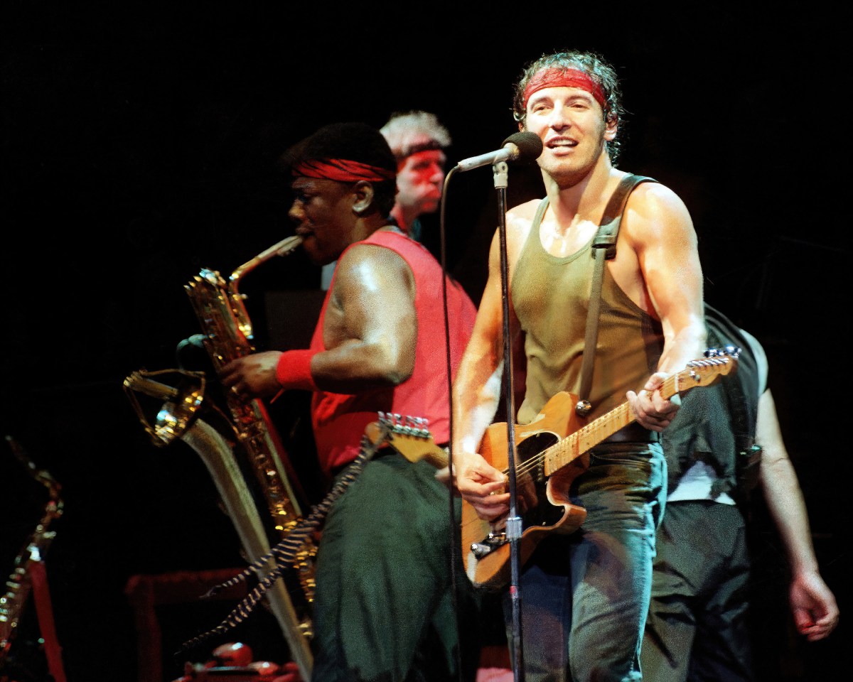 Bruce Springsteen on stage