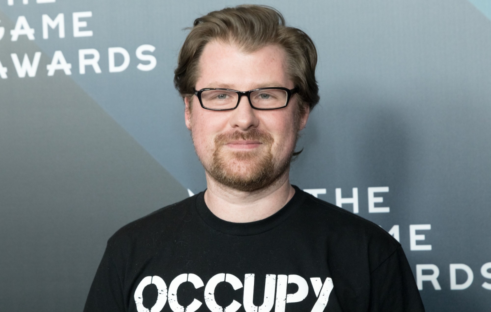 Justin Roiland on the red carpet for The Game Awards