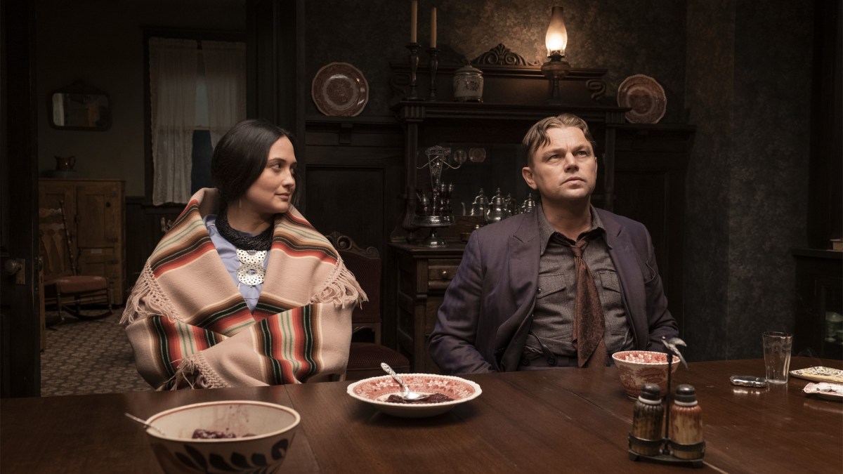 Lily Gladstone and Leonardo DiCaprio in Martin Scorsese's 'Killers of the Flower Moon'