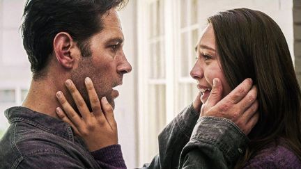 Paul Rudd as Scott Lang and Emma Fuhrmann as Cassie Lang in Avengers: Endgame