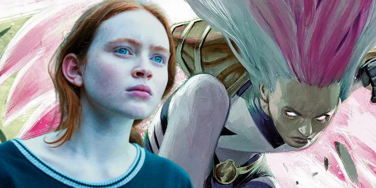 Sadie Sink as Max in Stranger Things and Thunderbolts' Songbird in Marvel Comics