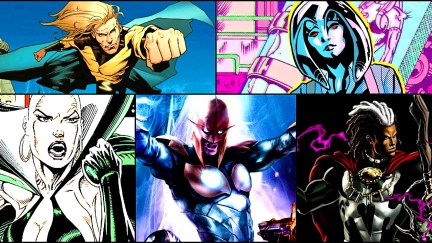 Sentry, Jocasta, Moondragon, Nova, and Brother Voodoo in Marvel Comics