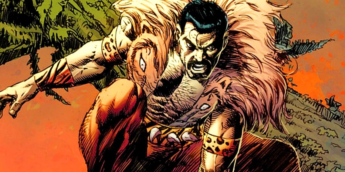 Sergei Kravinoff (a.k.a. Kraven the Hunter) in a fighting pose in Marvel Comics