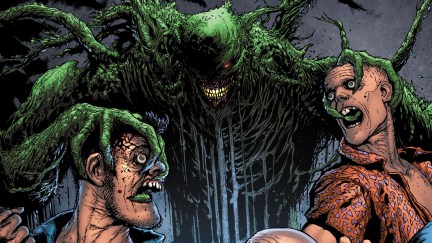 Artwork from Swamp Thing's 