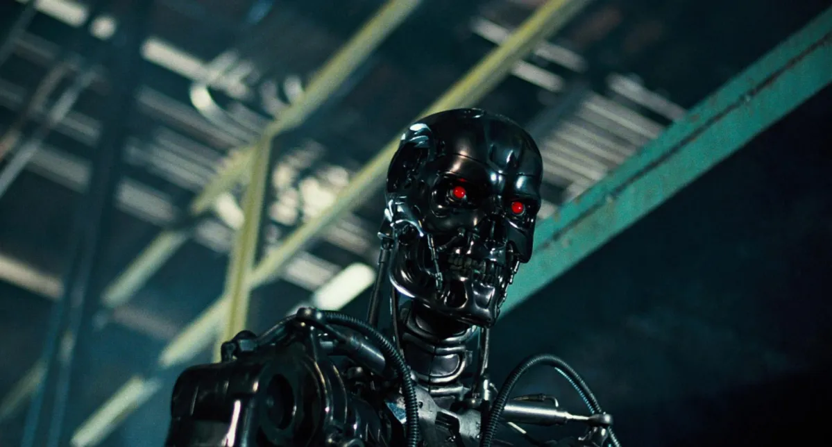 An artificially intelligent machine from 'The Terminator'