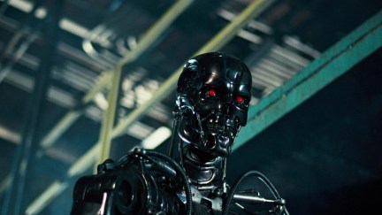 An artificially intelligent machine from 'The Terminator'
