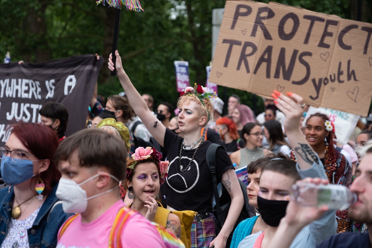 Trans Rights Protest in London