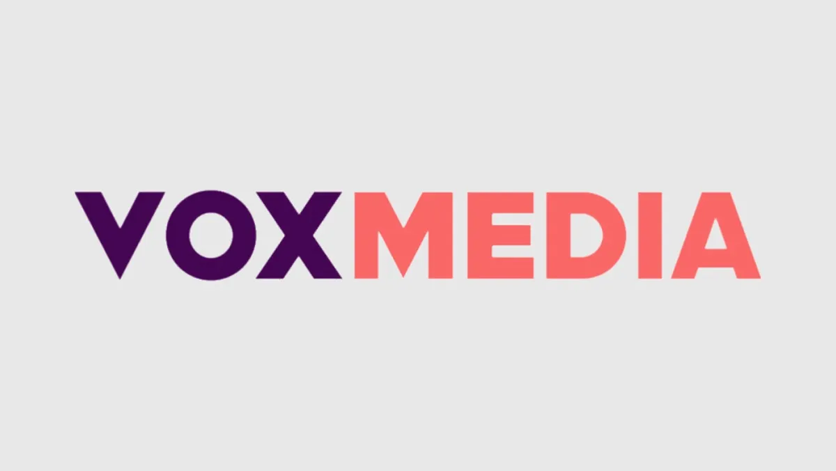 The logo of the mass media company Vox Media