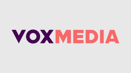 The logo of the mass media company Vox Media